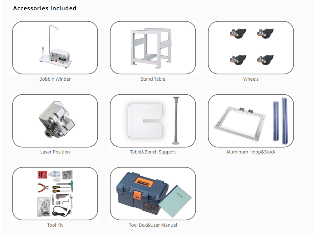 ماكينة وونيو تطريز عن طريق الكمبيوتر رأس واحد مساحة 360 * 200 ، 15 ابر